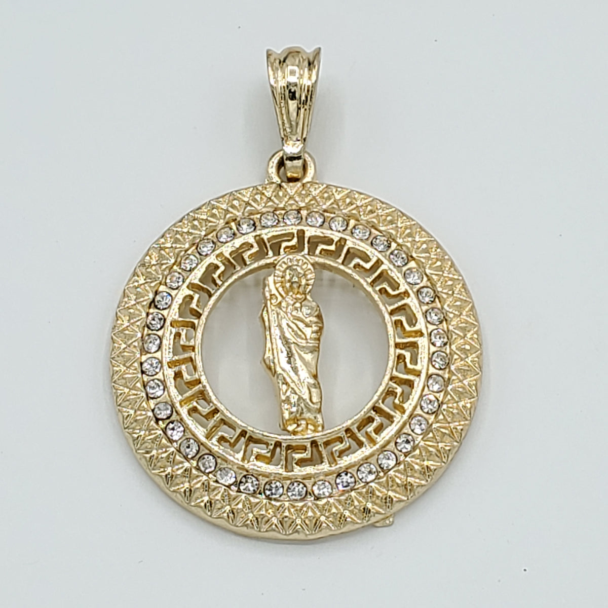 14k gold deals san judas pendant